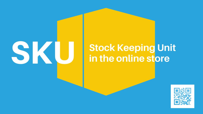 SKU – Own product codes in an online store